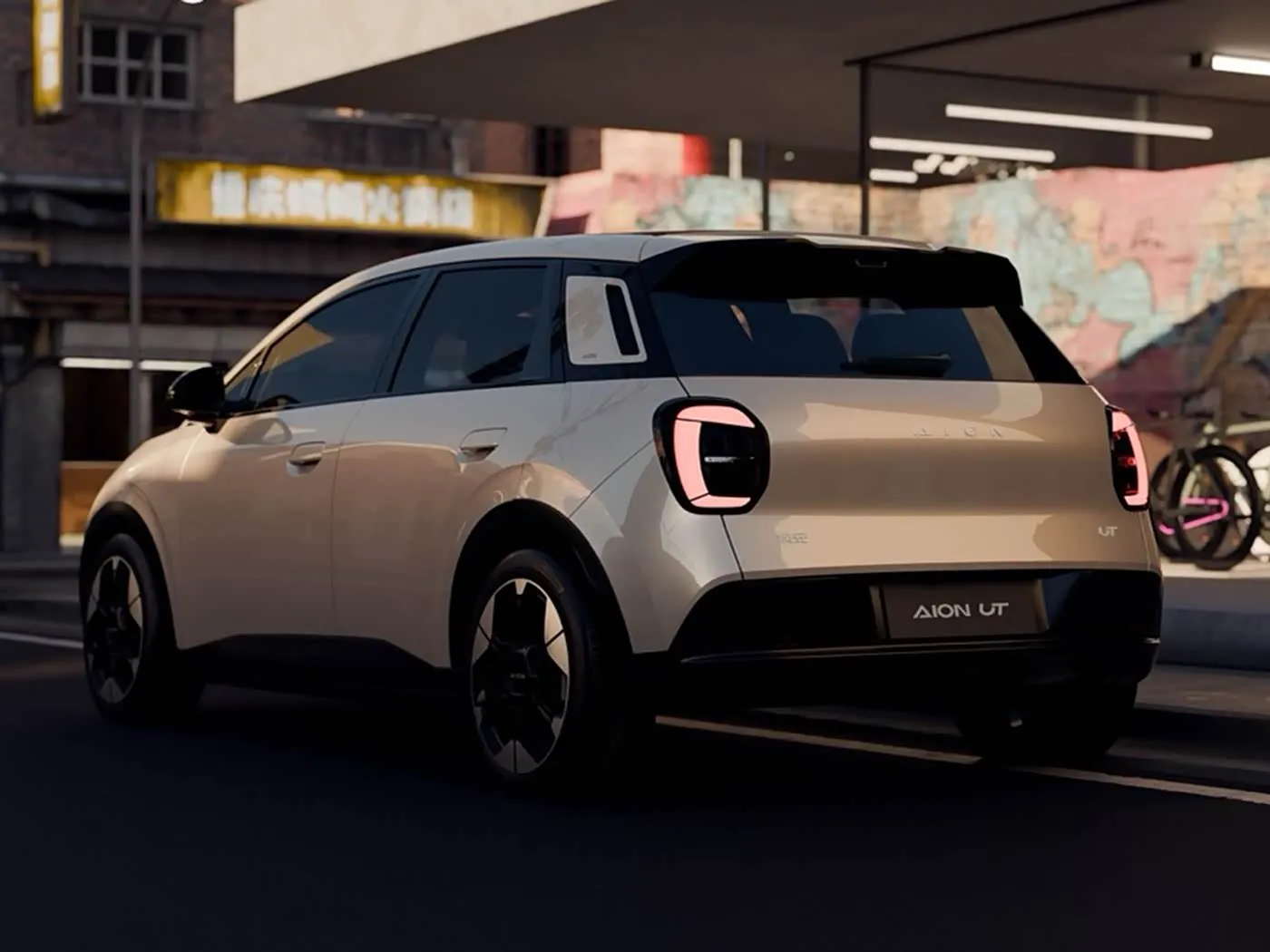 الطاقة الجديدة النقية الكهربائية البسيطة هاتشباك AION UT رائجة البيع الليثيوم الهجين EV من مشروع GAC المشترك السعر المنخفض