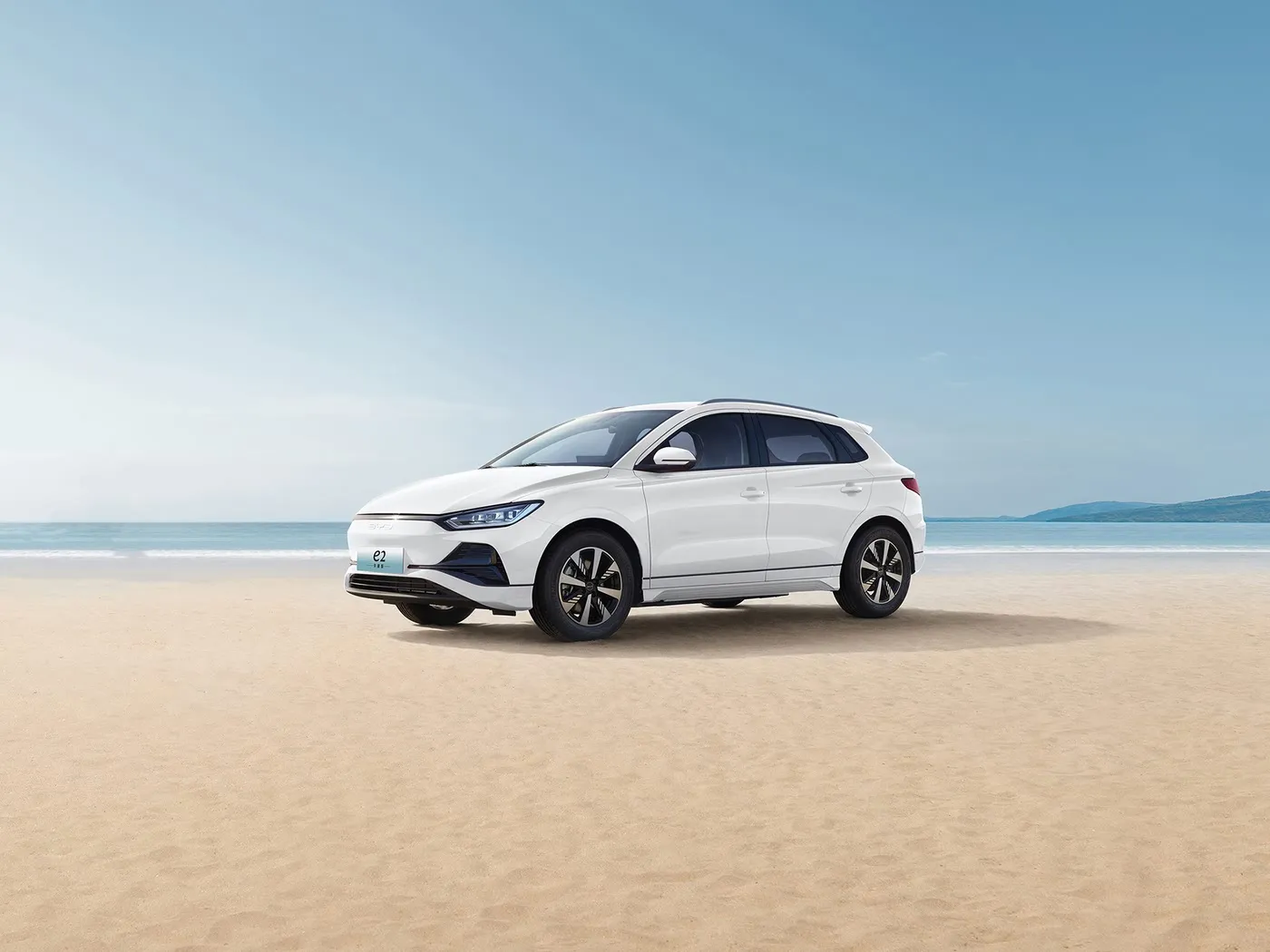 BYD E2 سيارة كهربائية فاخرة EV سيدان SUV هاتشباك سيارة توجيه يسارية مع محرك بطارية ليثيوم سيارة الطاقة الجديدة في الصين