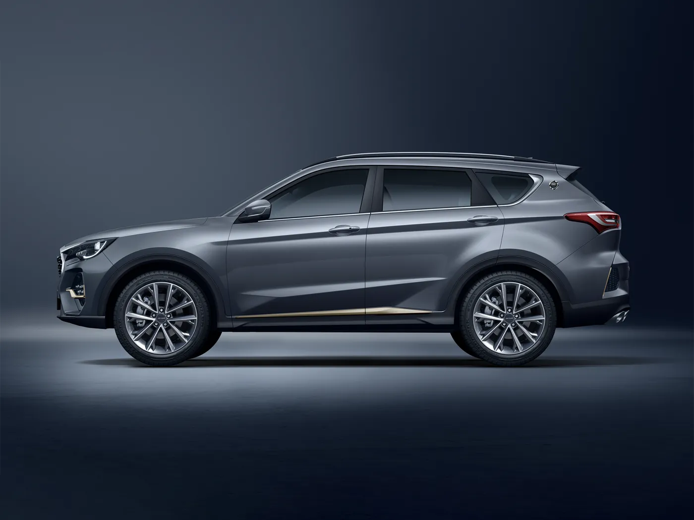 العلامة التجارية الجديدة شيري جيتور X70 SUV محرك أوتوماتيكي Euro VI الانبعاثات سبيكة سقف رف الكاميرا الخلفية مقاعد جلدية