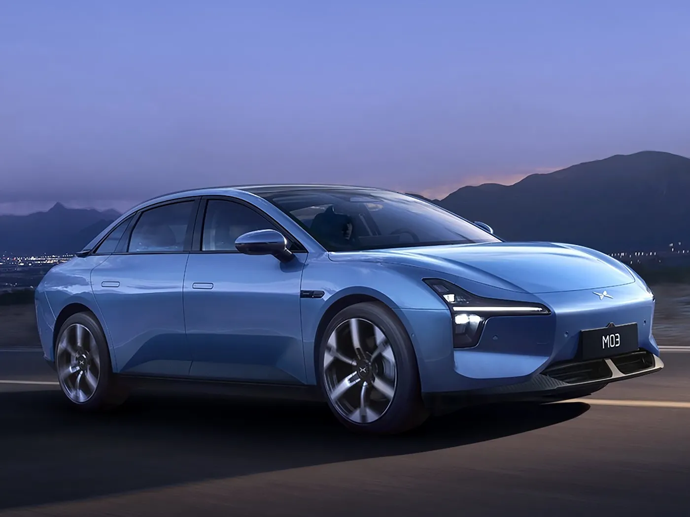 Xiaopeng 2025 Mona M03 سيدان كهربائية طويلة المدى 515 كم، سيارة طاقة جديدة SUV وهاتشباك EV بطارية ليثيوم