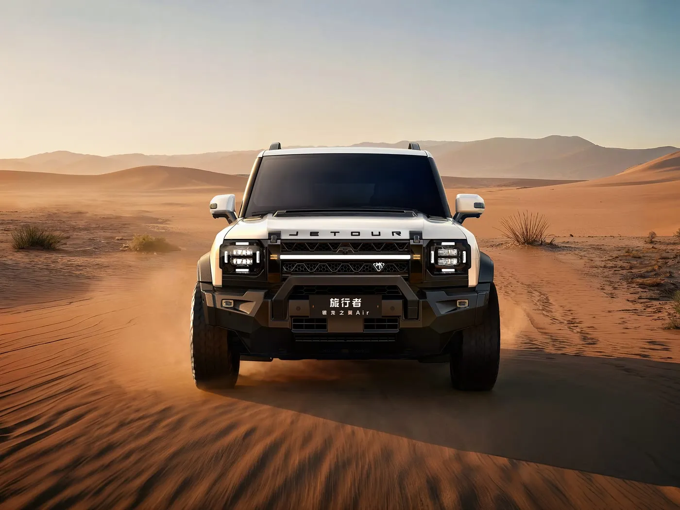 Jetour Traveler متوسطة الحجم SUV عالية السرعة 2.0T أوتوماتيكية يسارية من الجلد Turbo Euro VI غاز ألومنيوم سبيكة جديدة