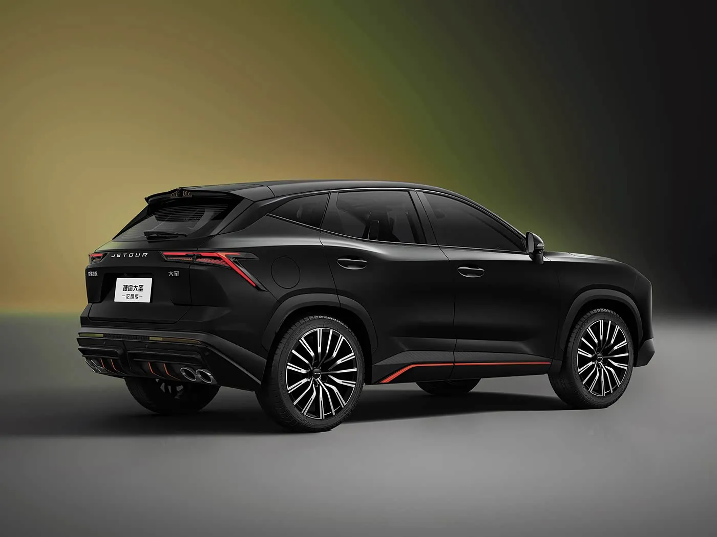 Jetour T2 SUV إصدار هجين Euro VI وصول جديد Light Turbo ACC علبة تروس أوتوماتيكية توجيه يسار من الجلد