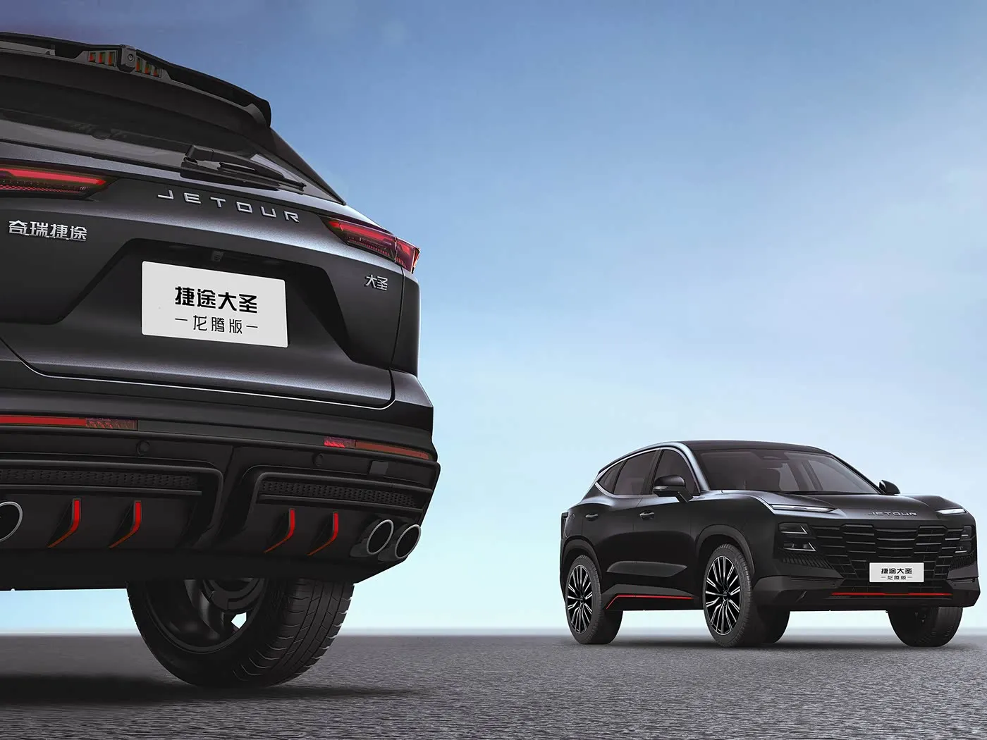 Jetour T2 SUV إصدار هجين Euro VI وصول جديد Light Turbo ACC علبة تروس أوتوماتيكية توجيه يسار من الجلد