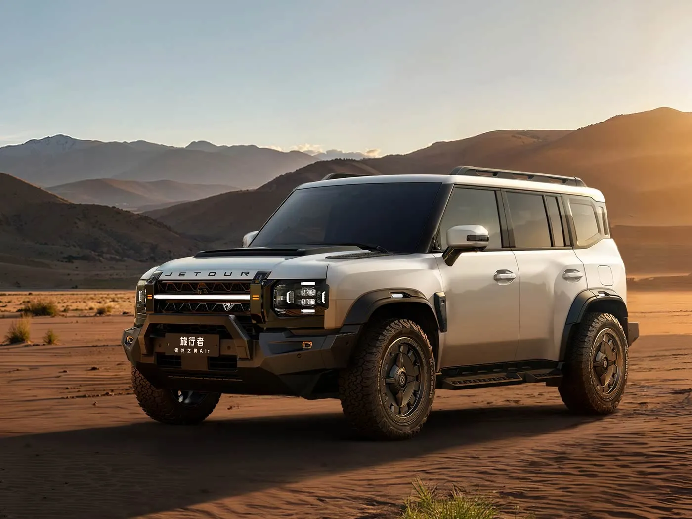 Jetour Traveler متوسطة الحجم SUV عالية السرعة 2.0T أوتوماتيكية يسارية من الجلد Turbo Euro VI غاز ألومنيوم سبيكة جديدة